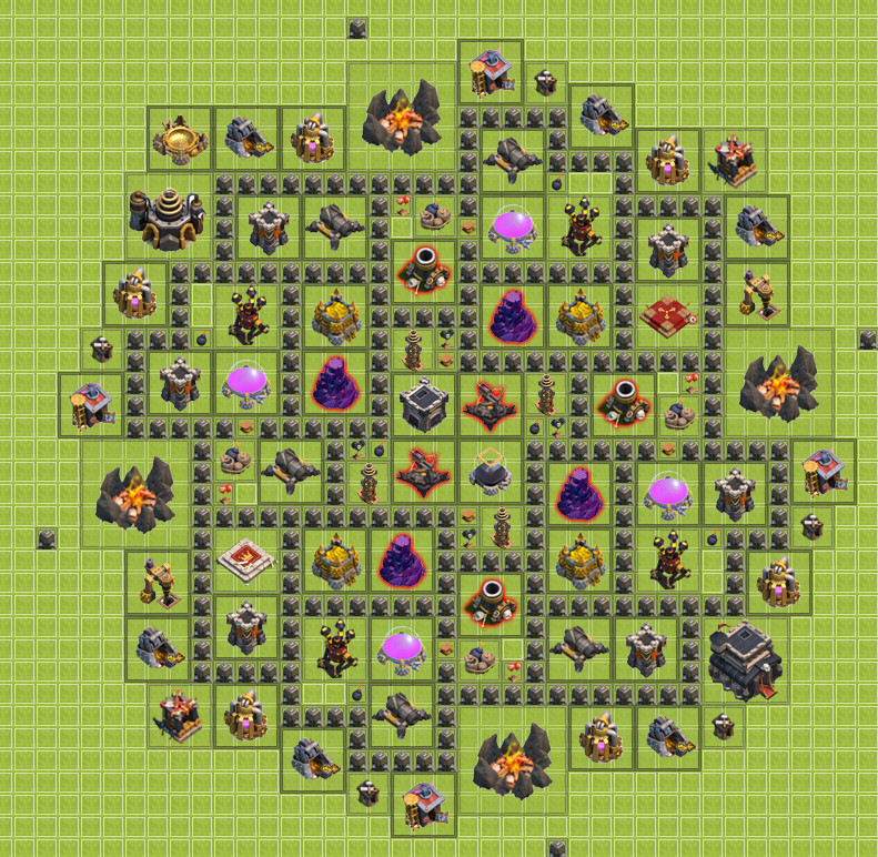 Clash Of Clans Расстановка На Кв 9 Тх - aspecification